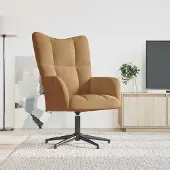 vidaXL Stabli Möbel Relaxsessel Braun Samt - Fernseh- & Relaxsessel CC2277976 1parcel