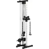 Northio Verstellbare Powerstation mit Doppelrolle, 25-165 cm, Schwarz