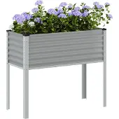 Prolenta Maison Exclusive - Pflanzkübel Grau 100x45x90 cm Stahl