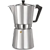 PEZZETTI Italexpress, Mokka-Kanne, 0,7 l, Aluminium, Schwarz, Aluminium, 14 Tassen, 1 Stück(e)