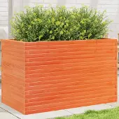 vidaXL Möbel Pflanzkübel Wachsbraun 110x60x68,5 cm Massivholz Kiefer - Beete 3282506