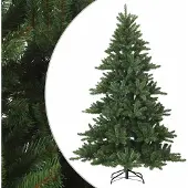 Syfax Künstlicher klappbarer Weihnachtsbaum Grün 210 cm PVC, Stahl