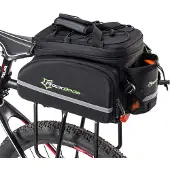 RockBros Fahrrad Hinter Gepäckträgertasche Kameratasche Schwarz ca,35L mit Regenschutz