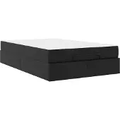 Syfax Bettgestell mit Matratze Sonstiges 2 pcs Schwarz PVC