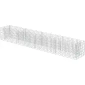vidaXL "Winterschlussverkauf " Gabionen-Hochbeet Verzinkter Stahl 360×50×50 cm - NeuMöbel5898175