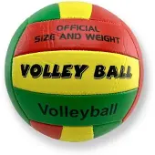 Spalding Volleyball Größe L 5, grün-gelb
