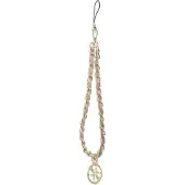 GUESS Anhänger Gustsas4P Phone Strap Rosa/Rosa Kette Metall 4G Charm