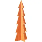 Syfax Weihnachtsbaum zum Schmücken Wachsbraun 112cm Massivholz Kiefer