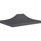 Prolenta Maison Exclusive - Partyzelt-Dach 4x3 m Anthrazit 270 g/m²
