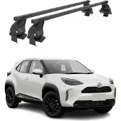 Menabo Dachträger Grundträger für Toyota Yaris Cross 2020-2025 Stahl Schwarz 2x