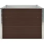 vidaXL Hochwertigen Möbel Beete - Braun Hochbeet 160x80x45cm Verzinkter Stahl Braun NEU9430053