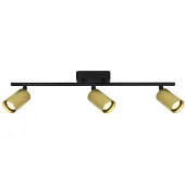 ITALUX Strahlerlampe TRIS SPL-46829-3-BK-GD