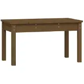 vidaXL Gartenbank Honigbraun 80x44x45 cm Massivholz Kiefer