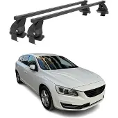 Menabo Dachträger Grundtäger für Volvo V60 2013-2018 FL 50kg Stahl Schwarz 2 tlg
