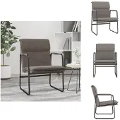 vidaXL Loungesessel Taupe 55x64x80 cm Stoff - Sessel