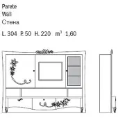AEA rtv tv Schrank Sideboard Wohnwand Fernseh Kommode Holz Design Modern Schränke