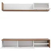 Xl Moebel Gmbh Wohnwand Wandregal Moderne Design TV-Ständer Wohnzimmer Einrichtung Neu