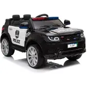 Es-toys Elektrokinderauto SUV Police 12V Black, 2 Sitzer