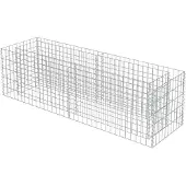 vidaXL "Winterschlussverkauf " Gabionen-Hochbeet Verzinkter Stahl 180×50×50 cm - NeuMöbel9946377