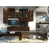 AEA Wohnwand tv Wand Anbauwand Wohnzimmer Möbel rtv Wohnwände Schrank Regal