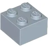 LEGO 2x2 Stein 3003 - 50 Stück Sandblau
