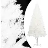 Prolenta Maison Exclusive - Künstlicher Weihnachtsbaum Naturgetreue Nadeln Weiß 210 cm