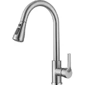 OEM Küchenarmatur, ausziehbare Sprühfunktion, zeitgemäßes Design, CF04043NBWM Gebürstet