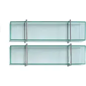 AEA Wohnzimmer Tv-Ständer mit 2x Wandregal Luxus Design Sideboarad Wohnwand