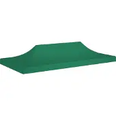 Prolenta Maison Exclusive - Partyzelt-Dach 6x3 m Grün 270 g/m²