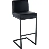 CLP Barhocker Hopewell Kunstleder B - schwarz