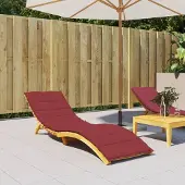 vidaXL "im Angebot" Sonnenliegen-Auflage Weinrot 200x50x3 cm Oxford-Gewebe - Gartenmöbelauflagen CC6951