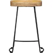 vidaXL Hochwertigen Möbel Barhocker - Braun Gavin Barhocker 2er-set Massivholz Mango NEU4806168