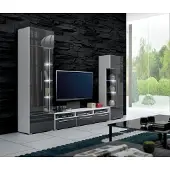 Xl Moebel Gmbh s Wohnwand Komplett Wohnzimmer TV-Lowboard + 2x Vitrine Set