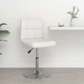 vidaXL "2026 Promotion" Barhocker Weiß Kunstleder - Barhocker CC18731