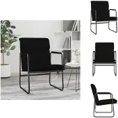vidaXL Loungesessel Schwarz 55x64x80 cm Kunstleder - Sessel