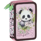 Derform Piórnik 3-komorowy z wyposaeniem Panda