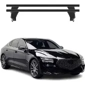 Menabo Dachträger Grundträger für Genesis G70 2017-2020 Querträger Schwarz