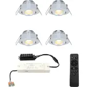 HOFTRONIC™ LED Einbaustrahler Sienna 12V 3W 200lm 2700K IP44 Aluminium
