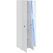 AEA Wohnwand Garnitur TV-Ständer Vitrine Wohnzimmer Holz Möbel Weiß Luxus