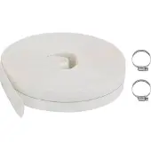 Syfax Flachschlauch PE 100 m 1" Weiß PVC-Auskleidung 8 bar Arbeitsdruck