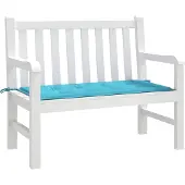 vidaXL Stuhlpolster Uni Türkis 100 x 50 x 3 cm Oxford-Stoff