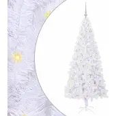 Syfax Künstlicher Weihnachtsbaum Weiß 180 cm PVC und Stahl