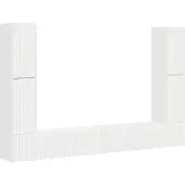 Syfax TV-Schrankset 8 pcs Weiß Holzwerkstoff