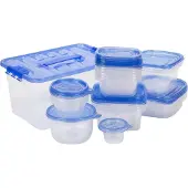 Excellent houseware Dóza na potraviny JUMBO sada 27 ks červená KO-362000020cerv