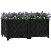 Furnicato Hochbeet 80x40x38 cm Polypropylen