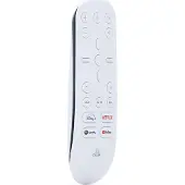 Sony Medienfernbedienung, Spielekonsole, TV, IR Wireless, Drucktasten, Weiß