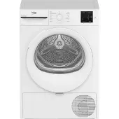 Beko BMT83EW, Freistehend, Frontlader, Wärmepumpe, Weiß, Drehregler, Berührung, 92,5 l