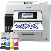 Epson EcoTank Pro ET-5885, Tintenstrahl, Farbdruck, 4800 x 2400 DPI, A4, Direktdruck, Schwarz, Weiß