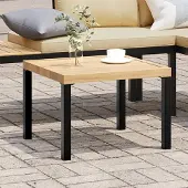 vidaXL Möbel Garten-Couchtisch 55x55x39,5 cm Pulverbeschichteter Stahl - Gartentische 4008568