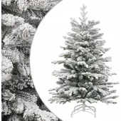 Syfax Künstlicher Weihnachtsbaum Klappbar Beschneit 120 cm